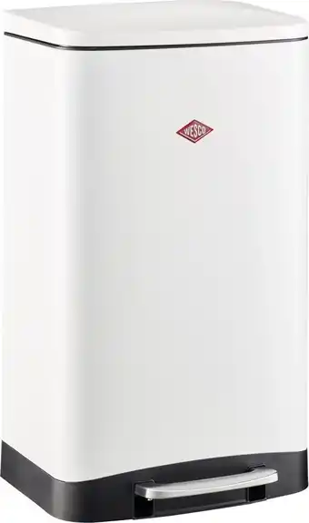 Bol.com Wesco towerkick prullenbak - 40 liter - mat wit aanbieding