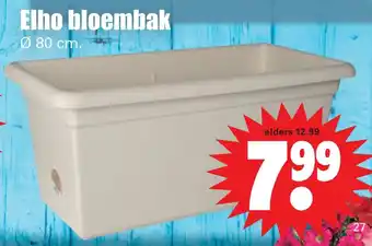 Dirk Elho bloembak 80 cm aanbieding