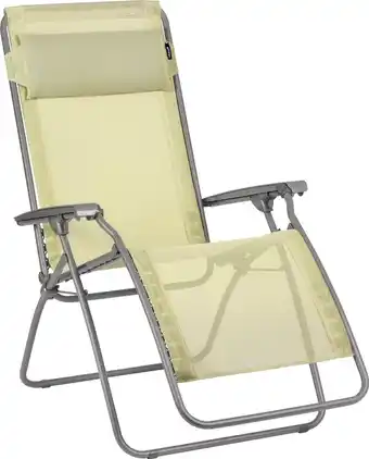 Bol.com Lafuma r clip - relaxstoel - verstelbaar - inklapbaar - zero gravity - etamine/yellow aanbieding