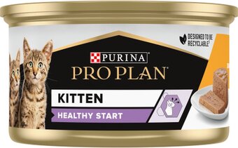 Bol.com Pro plan kitten mousse - kattenvoer natvoer - kalkoen - 24 x 85g aanbieding