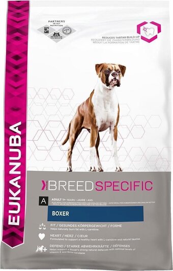 Bol.com Eukanuba boxer - breed specific - kip - hondenvoer - 12 kg aanbieding