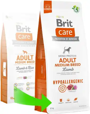 Bol.com Brit care adult medium lam hypo-allergeen 12kg met 50% vlees! aanbieding