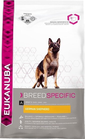 Bol.com Eukanuba duitse herder - breed specific - kip - hondenvoer - 12 kg aanbieding
