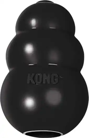 Bol.com Kong extreme – hondenspeelgoed – duurzaam rubber – zwart - l - 13 tot 30 kg aanbieding