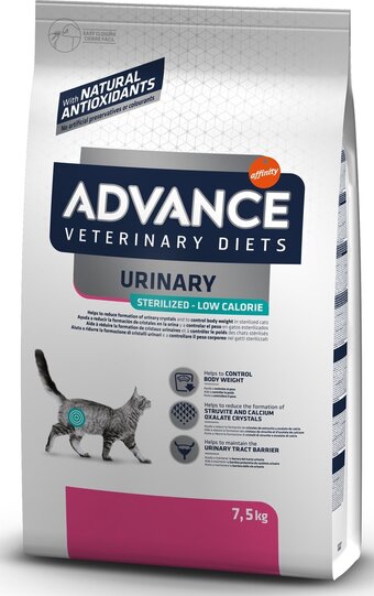 Bol.com Advance - veterinary cat urinary sterilized - kattenvoer - 7,5 kg aanbieding