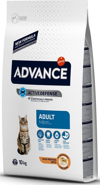 Bol.com Advance - cat adult chicken / rice - kattenvoer - 10 kg aanbieding