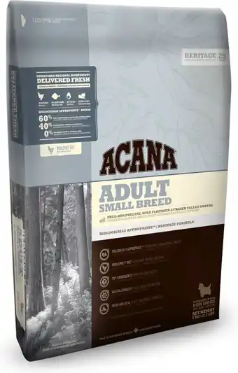 Bol.com Acana dog adult small breed - 6 kg aanbieding