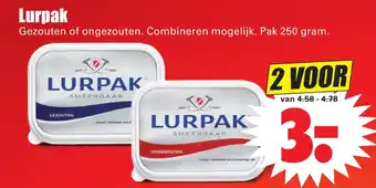 Dirk Lurpak 250 gram aanbieding