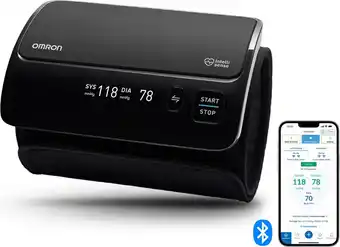 Bol.com Omron evolv bloeddrukmeter bovenarm - blood pressure monitor met hartslagmeter - aanbevolen door hartstichting - onregelmatig aanbieding