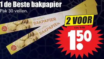 Dirk 1 de Beste bakpapier aanbieding