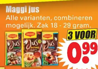 Dirk Maggi Jus 18-29 gram aanbieding