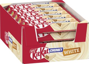Bol.com Kitkat white chunky single - 24 x 40 gram aanbieding