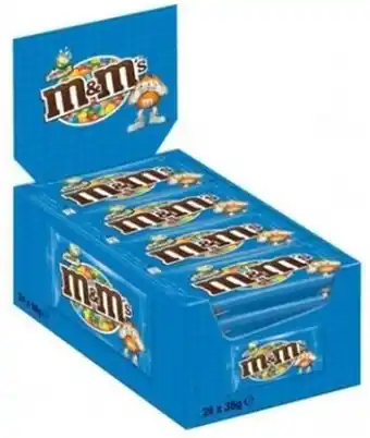 Bol.com M&m's crispy melkchocolade uitdeelzakjes - 24 x 36 gram aanbieding