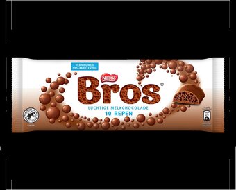 Bol.com Bros - luchtige melkchocolade - 40 repen aanbieding
