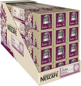 Bol.com Nescafé farmers origins india espresso nespresso capsules - 120 koffiecups aanbieding