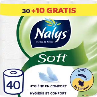 Bol.com Nalys soft toiletpapier - 2 lagen - 40 rollen aanbieding