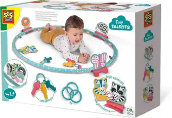 Bol.com Ses tiny talents - sense around activiteiten ring - speelring - inclusief ringen, contrastkaartjes en bijtsleutels aanbieding