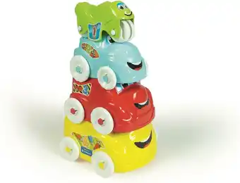 Bol.com Baby clementoni - fun vehicles - speelgoed auto - verschillende voertuigen - 3 auto’s en 1 motor - 1-3 jaar aanbieding