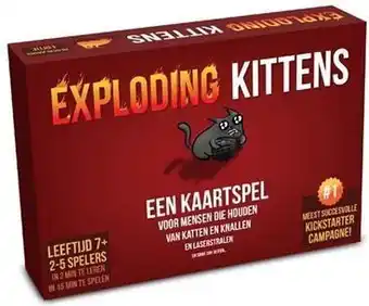 Bol.com Exploding kittens originele editie - nederlandstalig basis kaartspel aanbieding