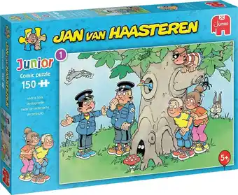 Bol.com Jan van haasteren junior verstoppertje puzzel - 150 stukjes - kinderpuzzel aanbieding