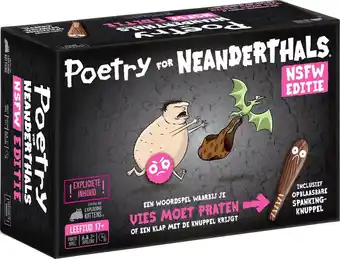 Bol.com Poetry for neanderthals nsfw - kaartspel aanbieding