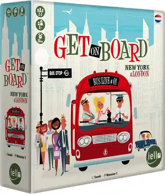 Bol.com Get on board new york & london - bordspel - nederlandstalig aanbieding