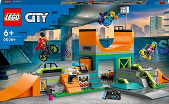 Bol.com Lego city skatepark set met speelgoed skateboard en fiets - 60364 aanbieding