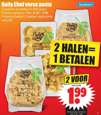 Dirk Daily Chef Verse Pasta 250 gram aanbieding