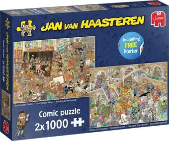 Bol.com Jan van haasteren a trip to the museum puzzel - 2 x 1000 stukjes (without gift) aanbieding
