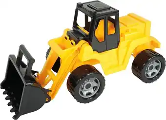 Bol.com Lena shovel giga trucks junior 63 cm zwart/geel aanbieding