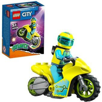 Bol.com Lego city stuntz cyber stuntmotor - 60358 aanbieding