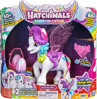 Bol.com Hatchimals colleggtibles - interactieve hatchicorn-eenhoorn met slaande vleugels meer dan 60 lichtjes en geluiden en 2 unieke aanbieding