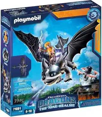 Bol.com Playmobil dragons: the nine realms thunder & tom - 71081 aanbieding