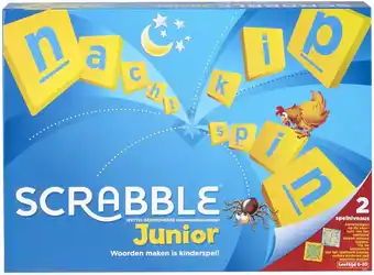 Bol.com Mattel games scrabble junior - familie bordspel - nederlandse editie aanbieding