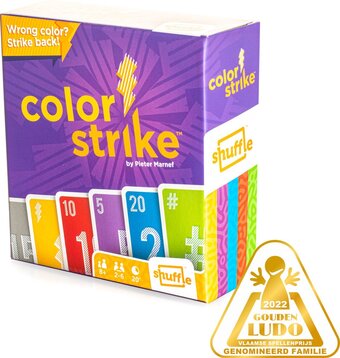 Bol.com Shuffle - color strike - verslavend kaartspel - wrong color, strike back! aanbieding