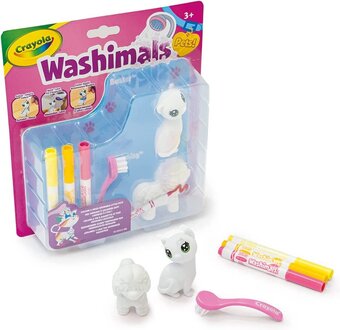 Bol.com Crayola - washimals pets, navulset hondje & poesje, spel en cadeau voor kinderen, vanaf 3 jaar aanbieding