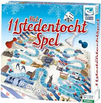 Bol.com Clown games het elfstedentochtspel aanbieding