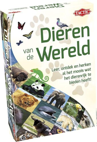 Bol.com Dieren van de wereld card game aanbieding