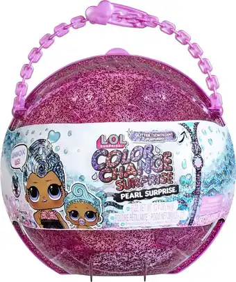 Bol.com L.o.l. surprise! glitter color change pearl surprise - minipop aanbieding