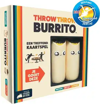 Bol.com Throw throw burrito - nederlandstalig kaartspel aanbieding