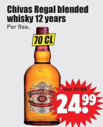 Dirk Chivas Regal blended whisky 12 years aanbieding