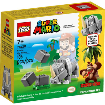 Top1Toys Lego 71420 mario uitbreidingsset: rambi de  neushoorn aanbieding