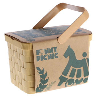 Top1Toys Picknickmand bioplastic 35-delig aanbieding