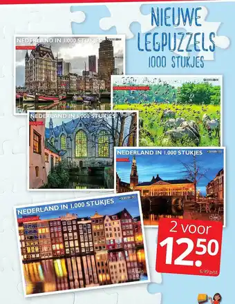 Boekenvoordeel Nieuwe Legpuzzels 1000 Stukjes aanbieding