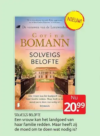 Boekenvoordeel Solveigs Belofte - Corina Bomann aanbieding