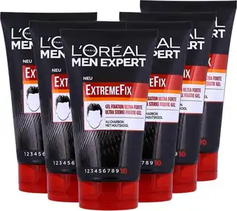 Bol.com 6x l'oréal men expert invisible extreme fix gel 150 ml aanbieding
