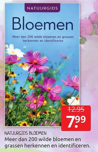 Boekenvoordeel Natuurgids bloemen aanbieding