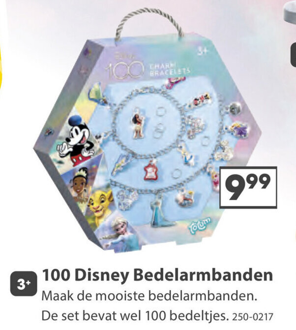 Top1Toys 100 Disney Bedelarmbanden aanbieding