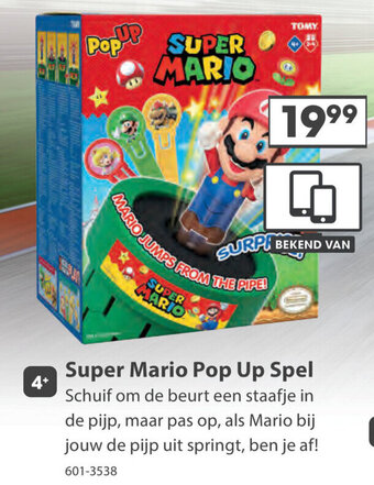 Top1Toys Super Mario Pop Up Spel aanbieding