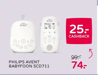 Prenatal Philips Avent SCD711/26 DECT-babyfoon aanbieding